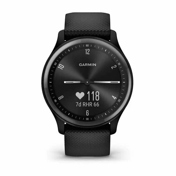 Умные часы Garmin Vivomove Sport, черный (010-02566-00)